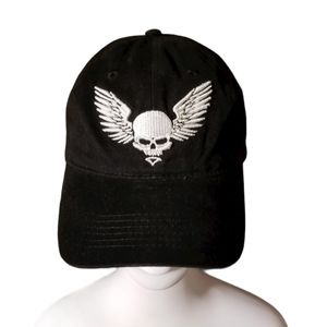 Aerial 100% Cotton Skull&Wings Design Baseball Cap